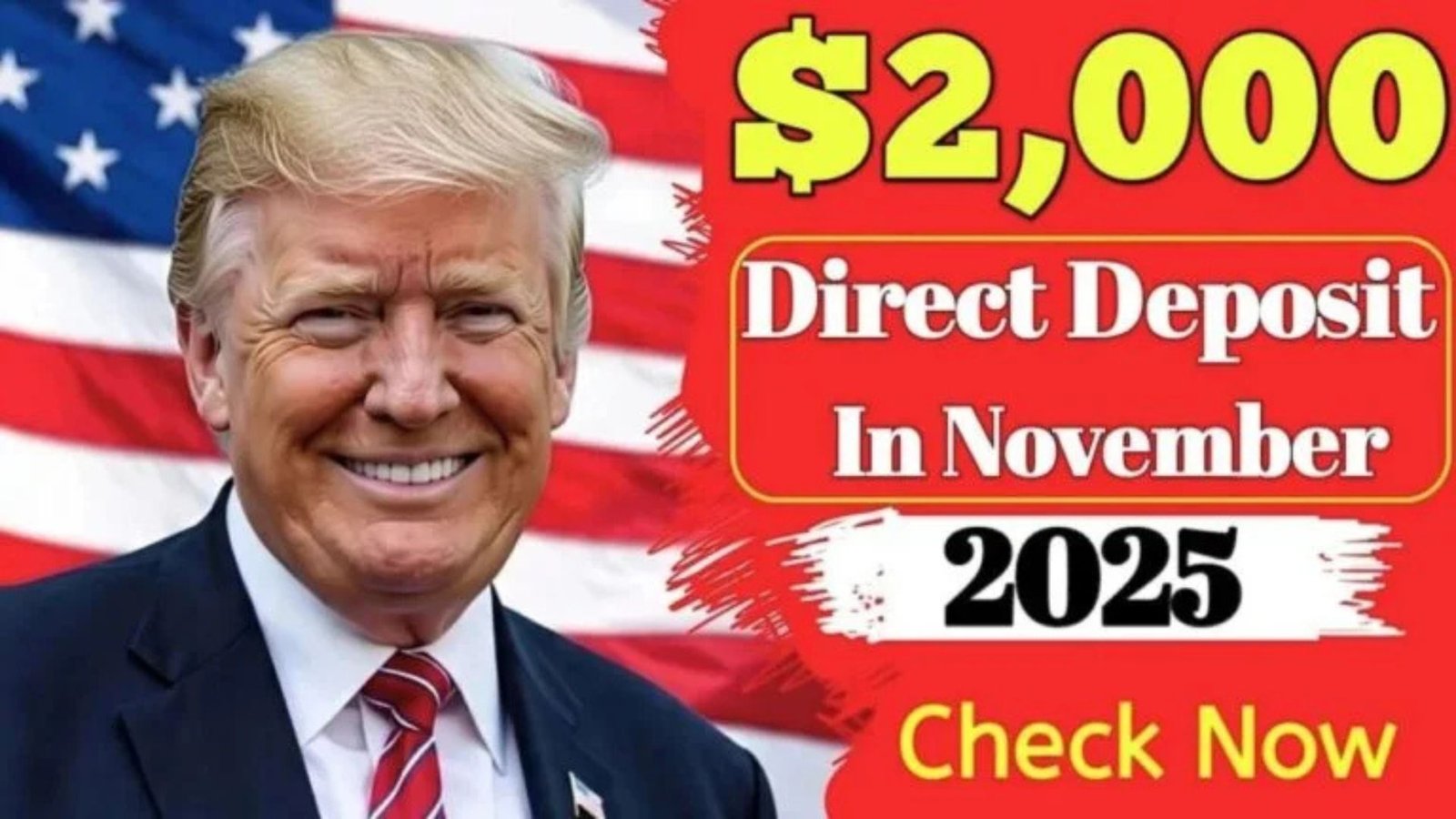 $2,000 Direct Deposit for US Citizens in November 2025